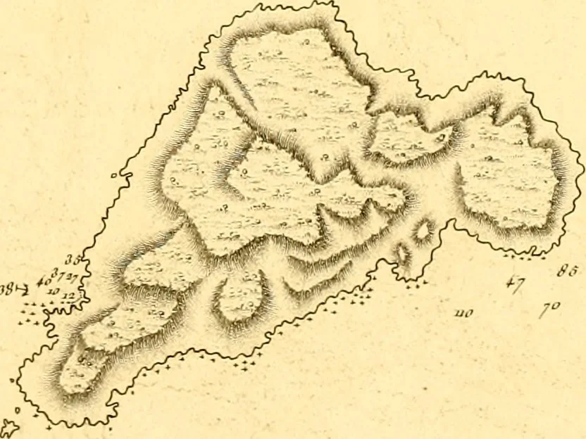 An illustration from Atlas encyclopédique : contenant la géographie ancienne, et quelques cartes sur la géographie du moyen âge, la géographie moderne, et les cartes relatives à la géographie physique, 1787, leaf 336