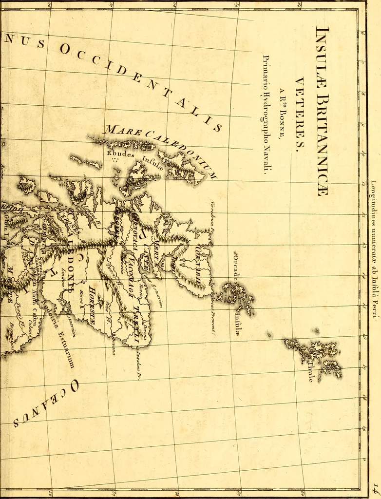 An illustration from Atlas encyclopédique : contenant la géographie ancienne, et quelques cartes sur la géographie du moyen âge, la géographie moderne, et les cartes relatives à la géographie physique, 1787, leaf 128