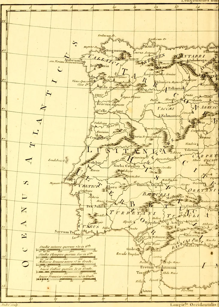 An illustration from Atlas encyclopédique : contenant la géographie ancienne, et quelques cartes sur la géographie du moyen âge, la géographie moderne, et les cartes relatives à la géographie physique, 1787, leaf 131