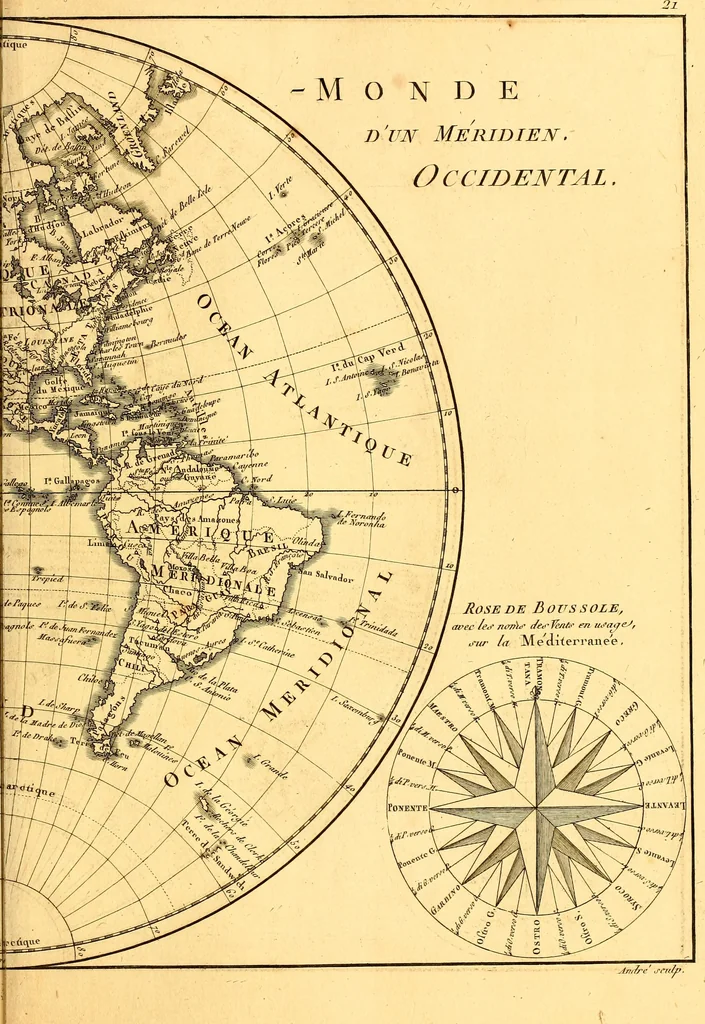 An illustration from Atlas encyclopédique : contenant la géographie ancienne, et quelques cartes sur la géographie du moyen âge, la géographie moderne, et les cartes relatives à la géographie physique, 1787, leaf 156