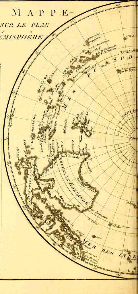 An illustration from Atlas encyclopédique : contenant la géographie ancienne, et quelques cartes sur la géographie du moyen âge, la géographie moderne, et les cartes relatives à la géographie physique, 1787, leaf 163