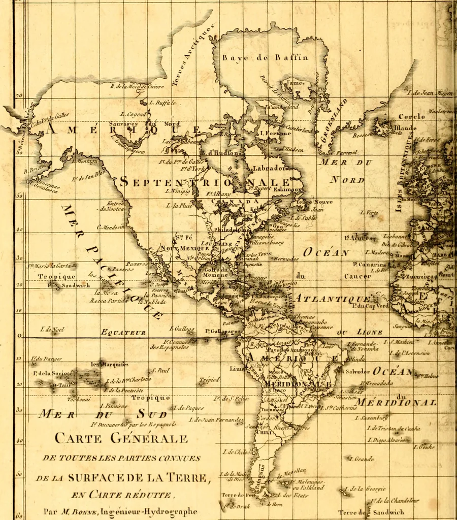 An illustration from Atlas encyclopédique : contenant la géographie ancienne, et quelques cartes sur la géographie du moyen âge, la géographie moderne, et les cartes relatives à la géographie physique, 1787, leaf 175