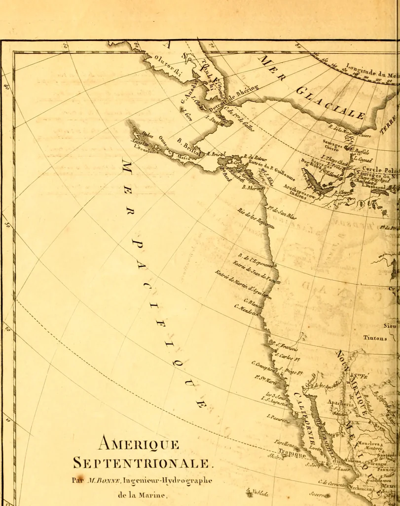 An illustration from Atlas encyclopédique : contenant la géographie ancienne, et quelques cartes sur la géographie du moyen âge, la géographie moderne, et les cartes relatives à la géographie physique, 1787, leaf 195