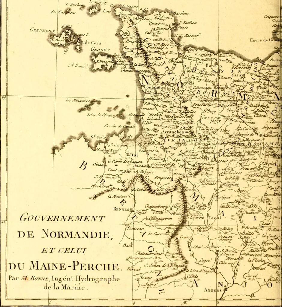 An illustration from Atlas encyclopédique : contenant la géographie ancienne, et quelques cartes sur la géographie du moyen âge, la géographie moderne, et les cartes relatives à la géographie physique, 1787, leaf 207