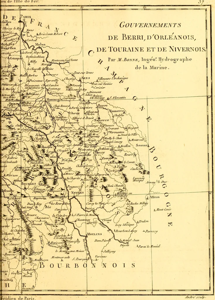 An illustration from Atlas encyclopédique : contenant la géographie ancienne, et quelques cartes sur la géographie du moyen âge, la géographie moderne, et les cartes relatives à la géographie physique, 1787, leaf 220