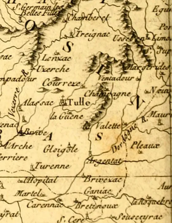 An illustration from Atlas encyclopédique : contenant la géographie ancienne, et quelques cartes sur la géographie du moyen âge, la géographie moderne, et les cartes relatives à la géographie physique, 1787, leaf 231