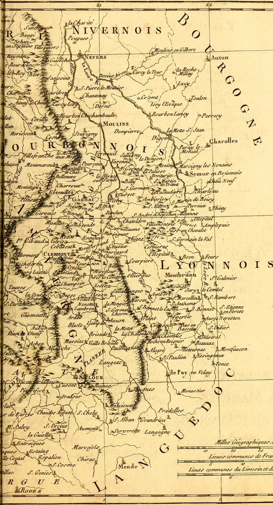 An illustration from Atlas encyclopédique : contenant la géographie ancienne, et quelques cartes sur la géographie du moyen âge, la géographie moderne, et les cartes relatives à la géographie physique, 1787, leaf 232