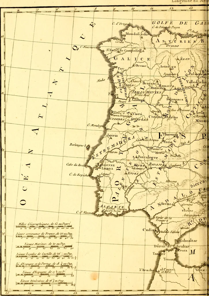 An illustration from Atlas encyclopédique : contenant la géographie ancienne, et quelques cartes sur la géographie du moyen âge, la géographie moderne, et les cartes relatives à la géographie physique, 1787, leaf 247