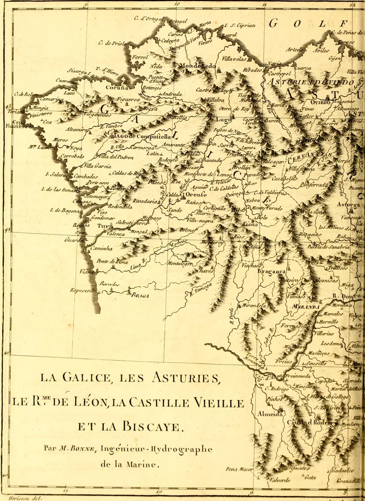 An illustration from Atlas encyclopédique : contenant la géographie ancienne, et quelques cartes sur la géographie du moyen âge, la géographie moderne, et les cartes relatives à la géographie physique, 1787, leaf 251