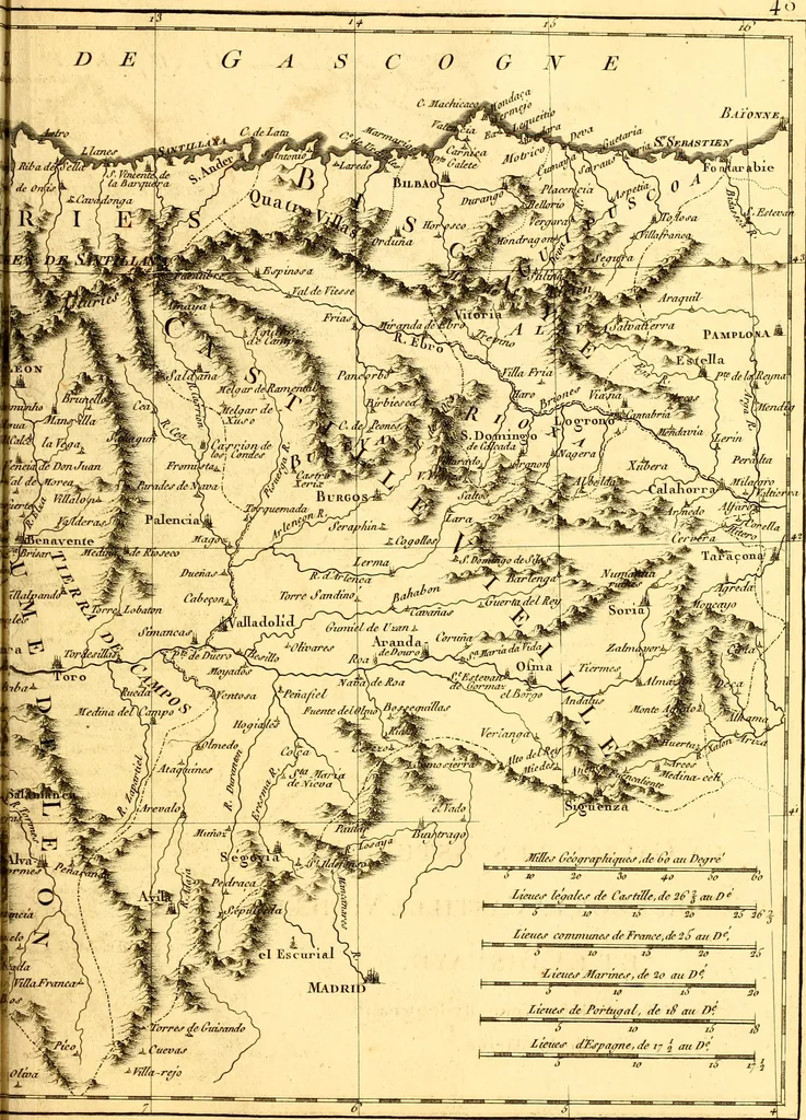 An illustration from Atlas encyclopédique : contenant la géographie ancienne, et quelques cartes sur la géographie du moyen âge, la géographie moderne, et les cartes relatives à la géographie physique, 1787, leaf 252