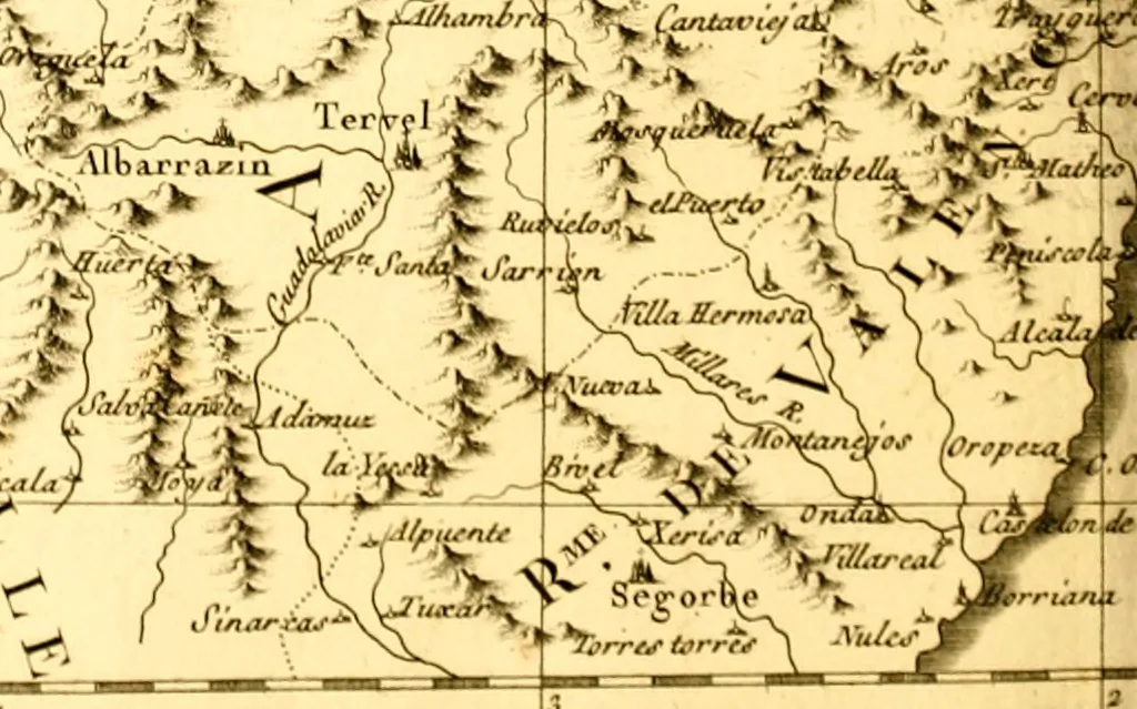 An illustration from Atlas encyclopédique : contenant la géographie ancienne, et quelques cartes sur la géographie du moyen âge, la géographie moderne, et les cartes relatives à la géographie physique, 1787, leaf 255