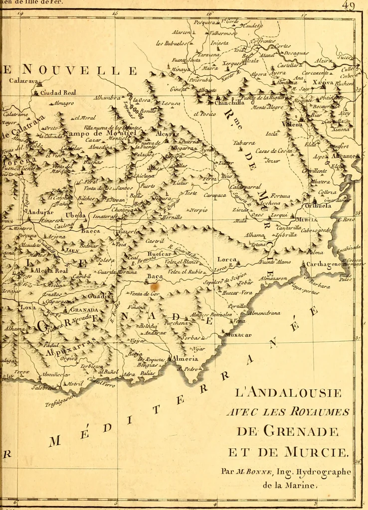 An illustration from Atlas encyclopédique : contenant la géographie ancienne, et quelques cartes sur la géographie du moyen âge, la géographie moderne, et les cartes relatives à la géographie physique, 1787, leaf 268