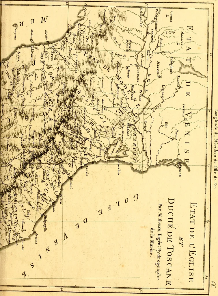 An illustration from Atlas encyclopédique : contenant la géographie ancienne, et quelques cartes sur la géographie du moyen âge, la géographie moderne, et les cartes relatives à la géographie physique, 1787, leaf 292