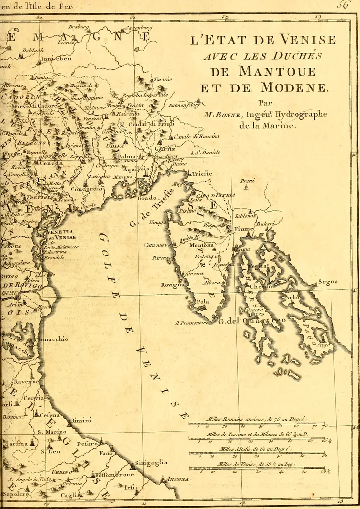 An illustration from Atlas encyclopédique : contenant la géographie ancienne, et quelques cartes sur la géographie du moyen âge, la géographie moderne, et les cartes relatives à la géographie physique, 1787, leaf 296