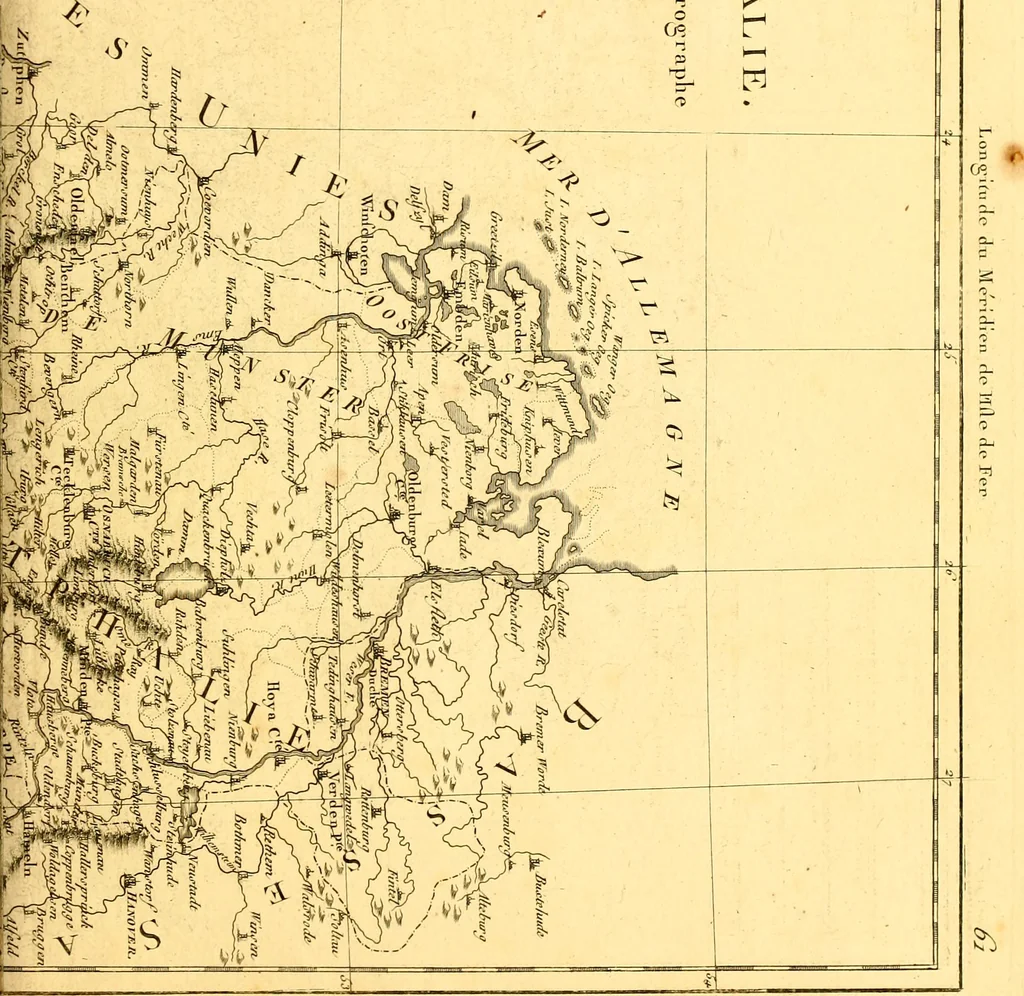 An illustration from Atlas encyclopédique : contenant la géographie ancienne, et quelques cartes sur la géographie du moyen âge, la géographie moderne, et les cartes relatives à la géographie physique, 1787, leaf 316