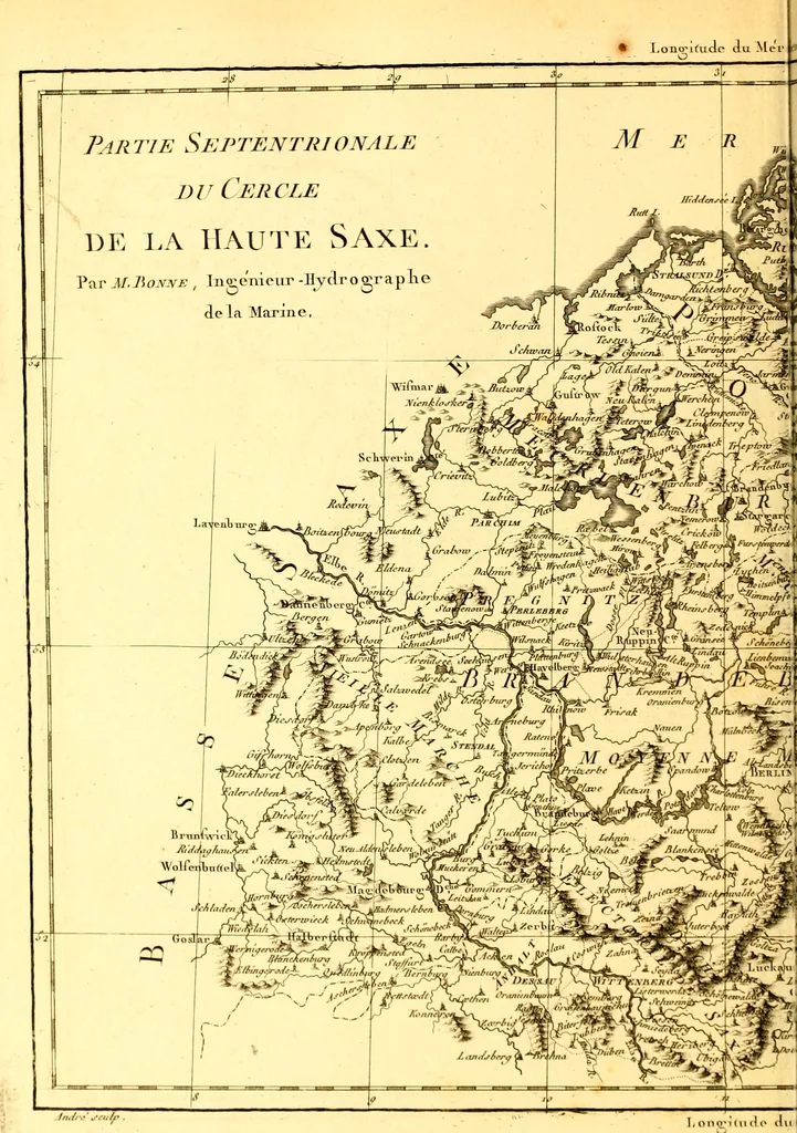 An illustration from Atlas encyclopédique : contenant la géographie ancienne, et quelques cartes sur la géographie du moyen âge, la géographie moderne, et les cartes relatives à la géographie physique, 1787, leaf 327
