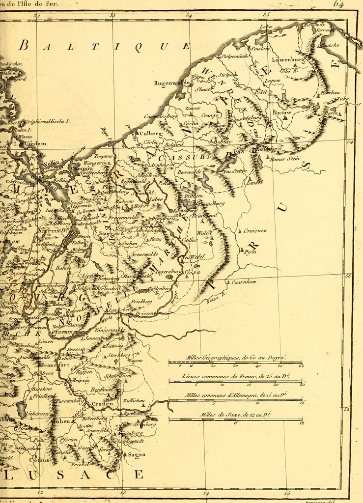 An illustration from Atlas encyclopédique : contenant la géographie ancienne, et quelques cartes sur la géographie du moyen âge, la géographie moderne, et les cartes relatives à la géographie physique, 1787, leaf 328