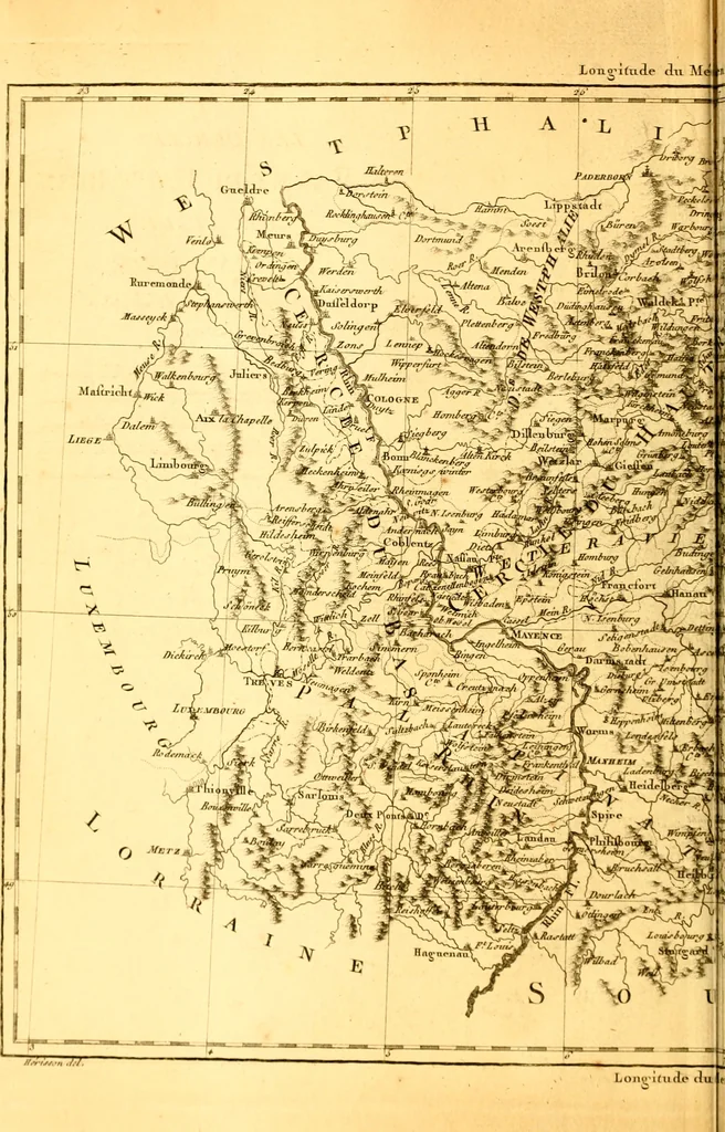 An illustration from Atlas encyclopédique : contenant la géographie ancienne, et quelques cartes sur la géographie du moyen âge, la géographie moderne, et les cartes relatives à la géographie physique, 1787, leaf 331