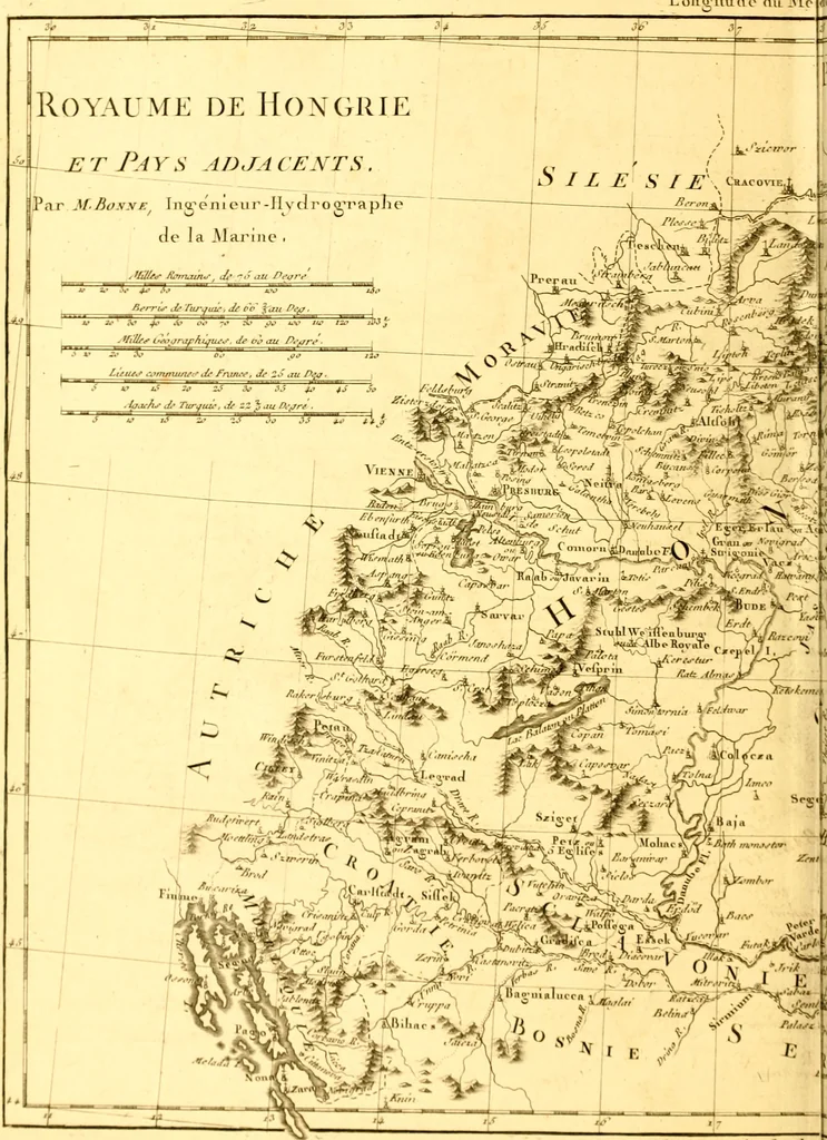 An illustration from Atlas encyclopédique : contenant la géographie ancienne, et quelques cartes sur la géographie du moyen âge, la géographie moderne, et les cartes relatives à la géographie physique, 1787, leaf 351