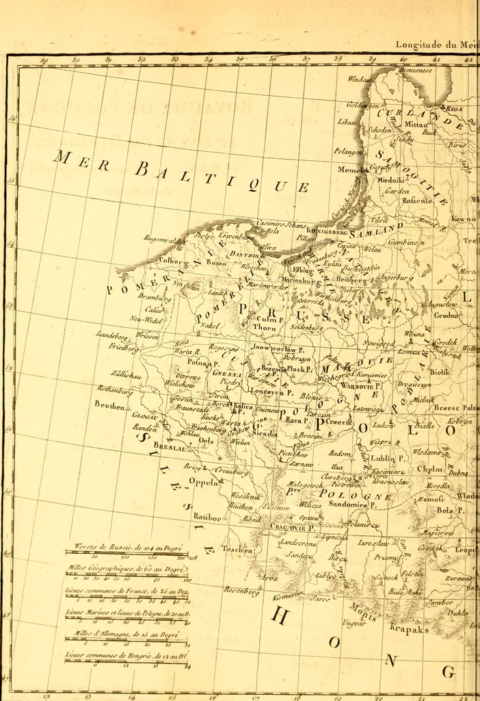An illustration from Atlas encyclopédique : contenant la géographie ancienne, et quelques cartes sur la géographie du moyen âge, la géographie moderne, et les cartes relatives à la géographie physique, 1787, leaf 359