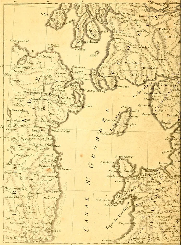 An illustration from Atlas encyclopédique : contenant la géographie ancienne, et quelques cartes sur la géographie du moyen âge, la géographie moderne, et les cartes relatives à la géographie physique, 1787, leaf 371