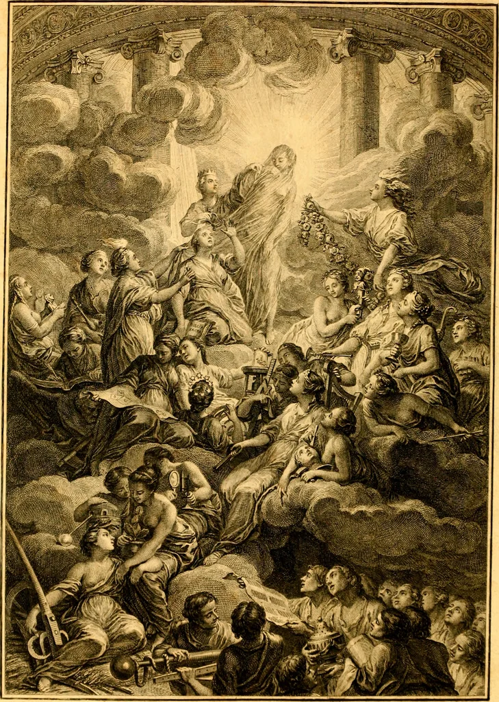 An illustration from Atlas encyclopédique : contenant la géographie ancienne, et quelques cartes sur la géographie du moyen âge, la géographie moderne, et les cartes relatives à la géographie physique, 1787, leaf 7