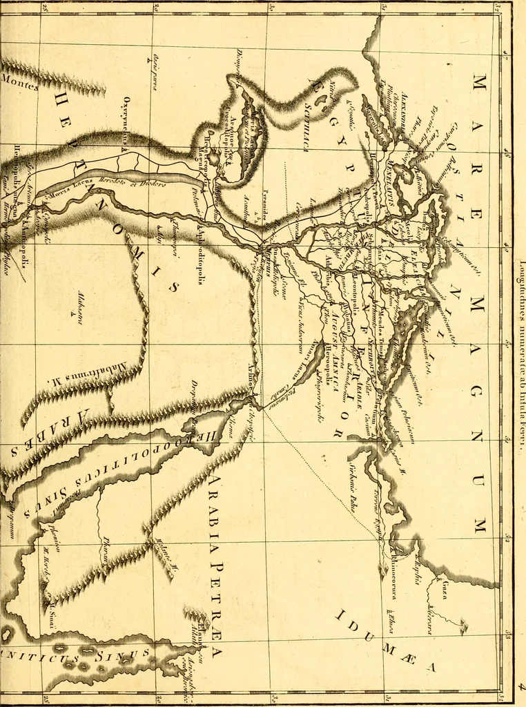 An illustration from Atlas encyclopédique : contenant la géographie ancienne, et quelques cartes sur la géographie du moyen âge, la géographie moderne, et les cartes relatives à la géographie physique, 1787, leaf 88