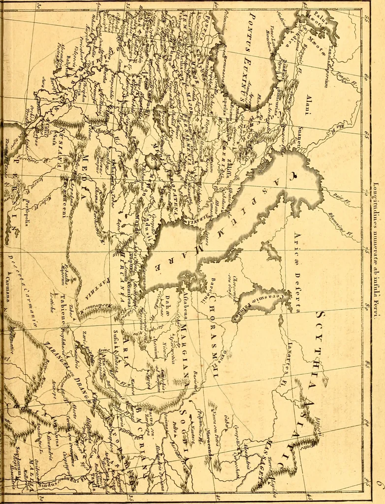 An illustration from Atlas encyclopédique : contenant la géographie ancienne, et quelques cartes sur la géographie du moyen âge, la géographie moderne, et les cartes relatives à la géographie physique, 1787, leaf 96