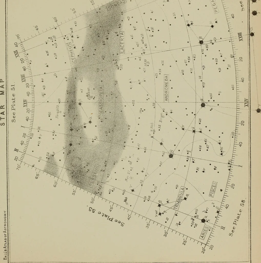 An illustration from An atlas of astronomy; a series of seventy-two plates, with introduction and index, 1892, leaf 192