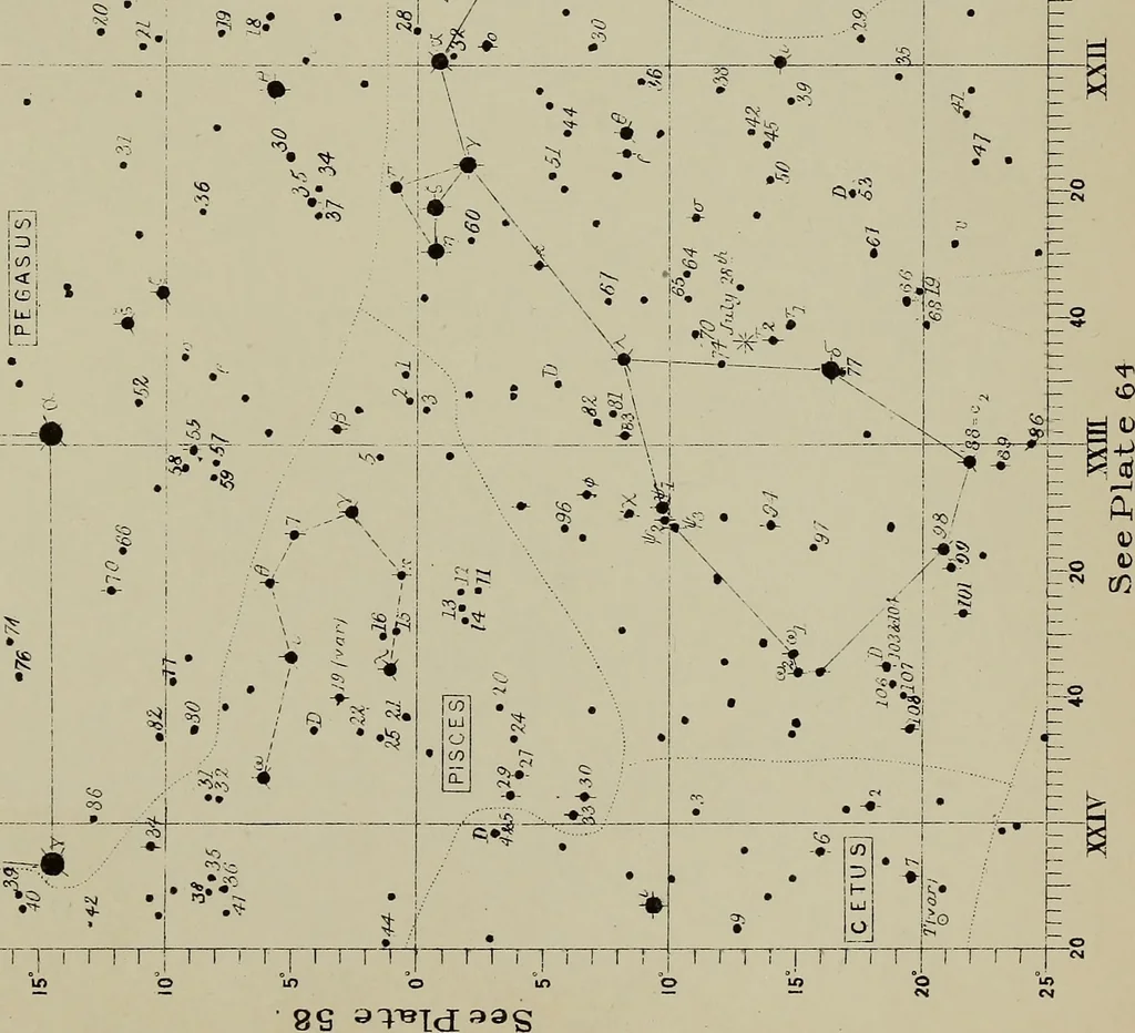 An illustration from An atlas of astronomy; a series of seventy-two plates, with introduction and index, 1892, leaf 214