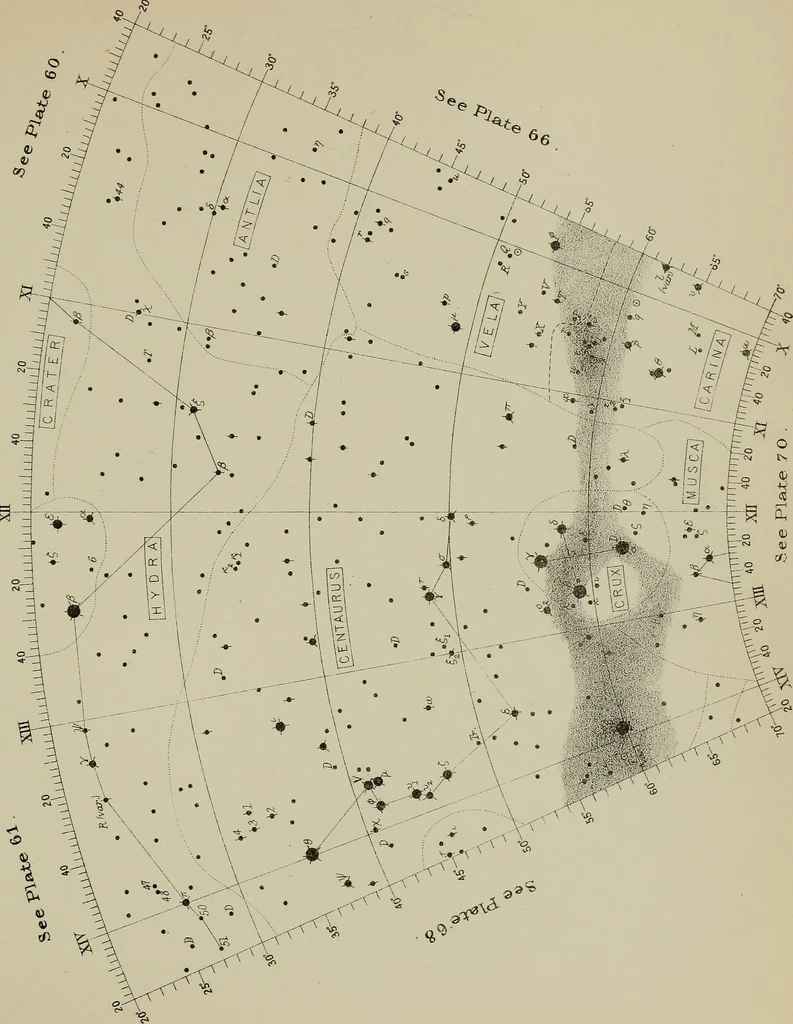 An illustration from An atlas of astronomy; a series of seventy-two plates, with introduction and index, 1892, leaf 222