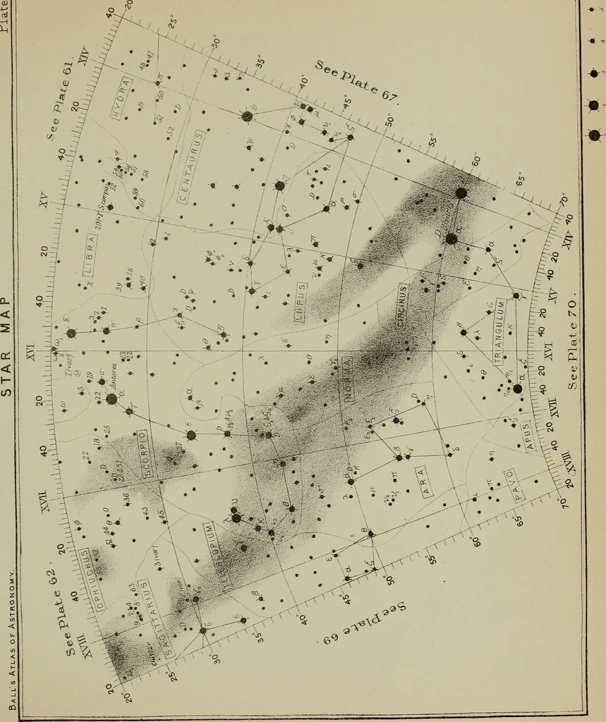 An illustration from An atlas of astronomy; a series of seventy-two plates, with introduction and index, 1892, leaf 224