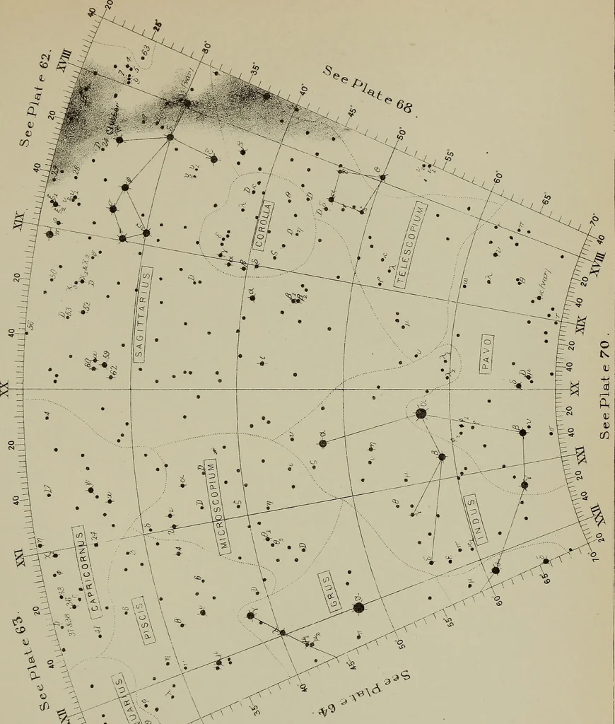 An illustration from An atlas of astronomy; a series of seventy-two plates, with introduction and index, 1892, leaf 226