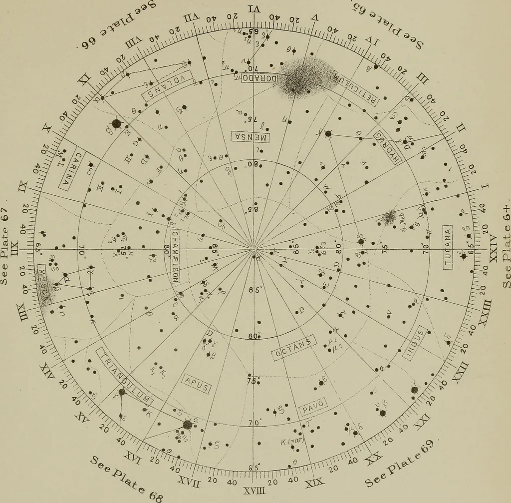An illustration from An atlas of astronomy; a series of seventy-two plates, with introduction and index, 1892, leaf 228