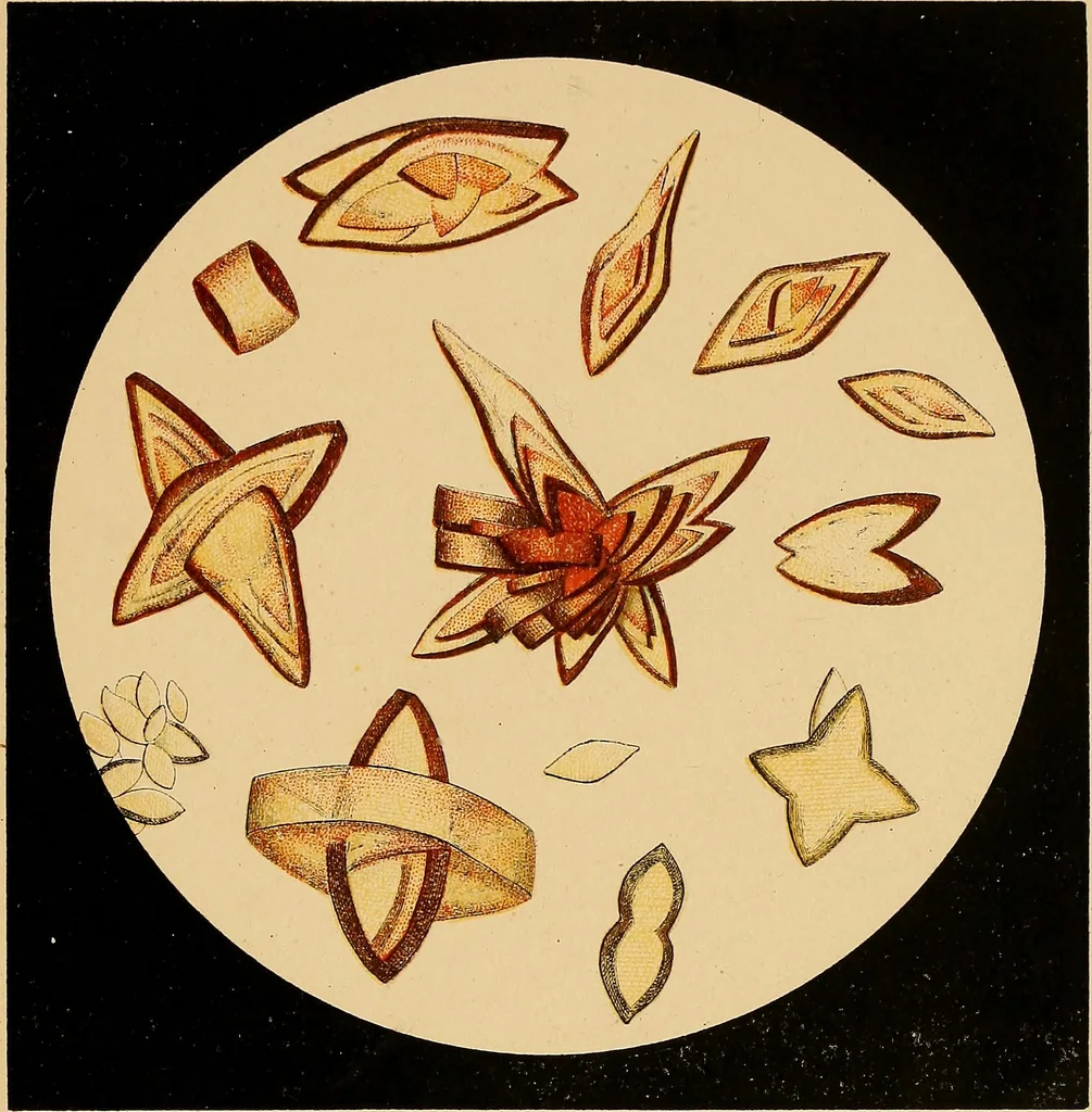 An illustration from An atlas of clinical microscopy, 1885, leaf 66