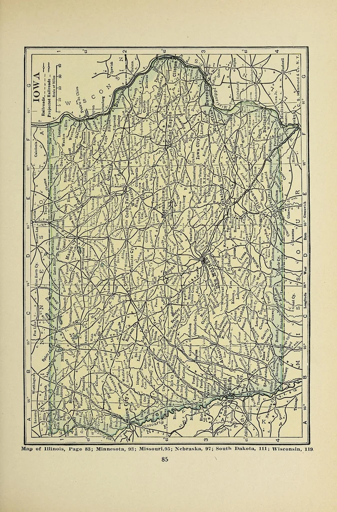 An illustration from Atlas of the world and gazetteer, 1923, leaf 127