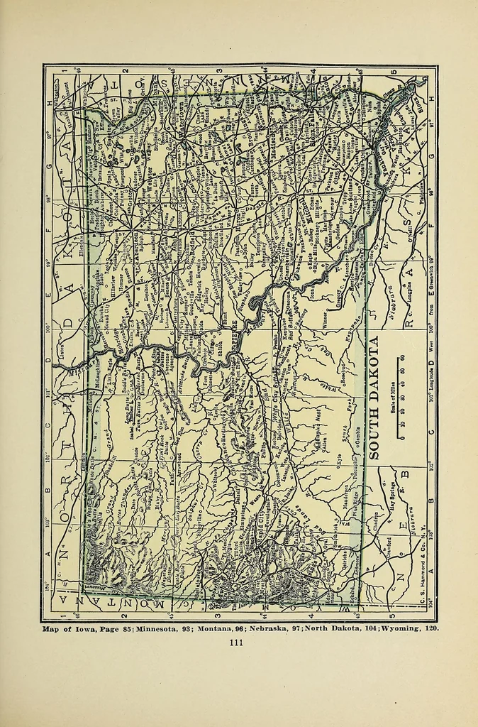 An illustration from Atlas of the world and gazetteer, 1923, leaf 153