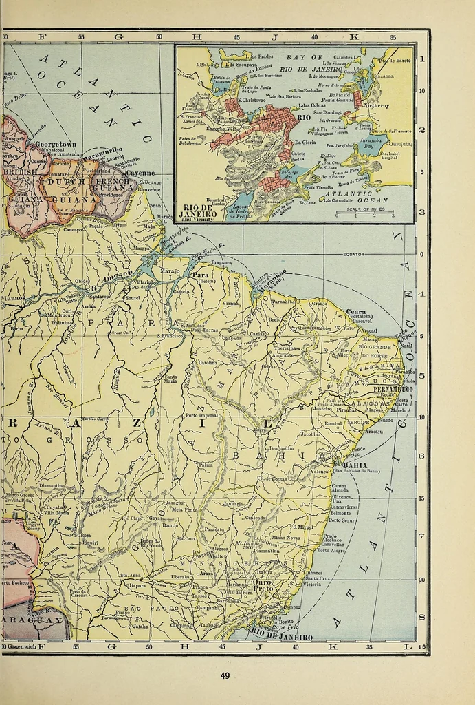 An illustration from Atlas of the world and gazetteer, 1923, leaf 79