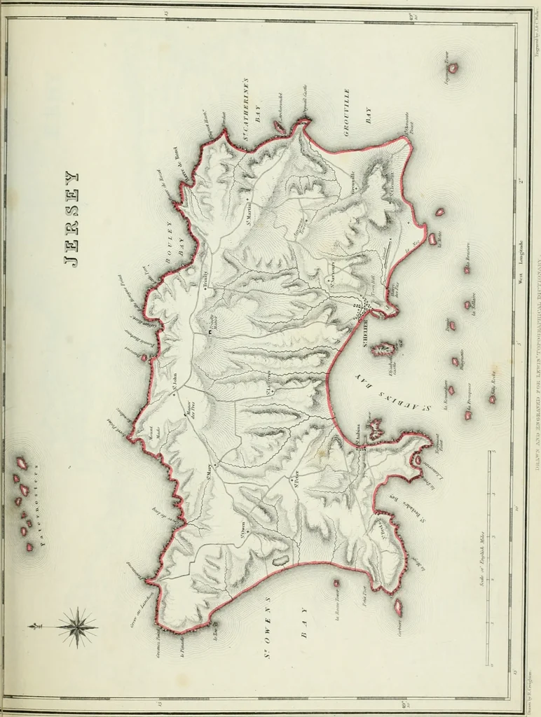 An illustration from Atlas to the Topographical Dictionary of England, comprising a general map of England, a map of London, and maps of the counties of Bedford ... and York, 1845, leaf 46