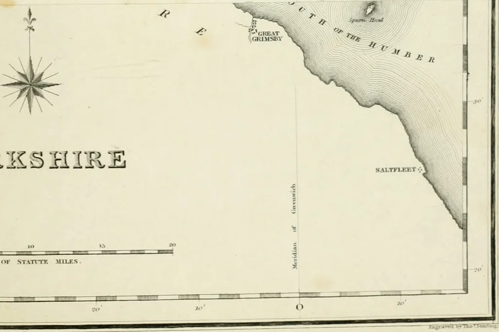 An illustration from Atlas to the Topographical Dictionary of England, comprising a general map of England, a map of London, and maps of the counties of Bedford ... and York, 1845, leaf 96