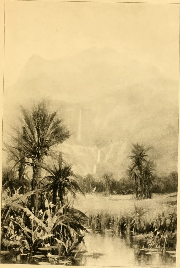 An illustration from Atlina, queen of the floating isle, 1893, leaf 40