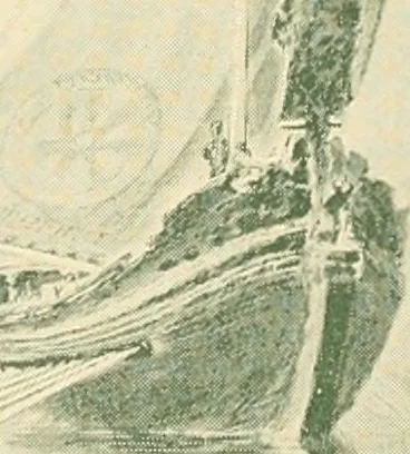 An illustration from Atlina, queen of the floating isle, 1893, leaf 72