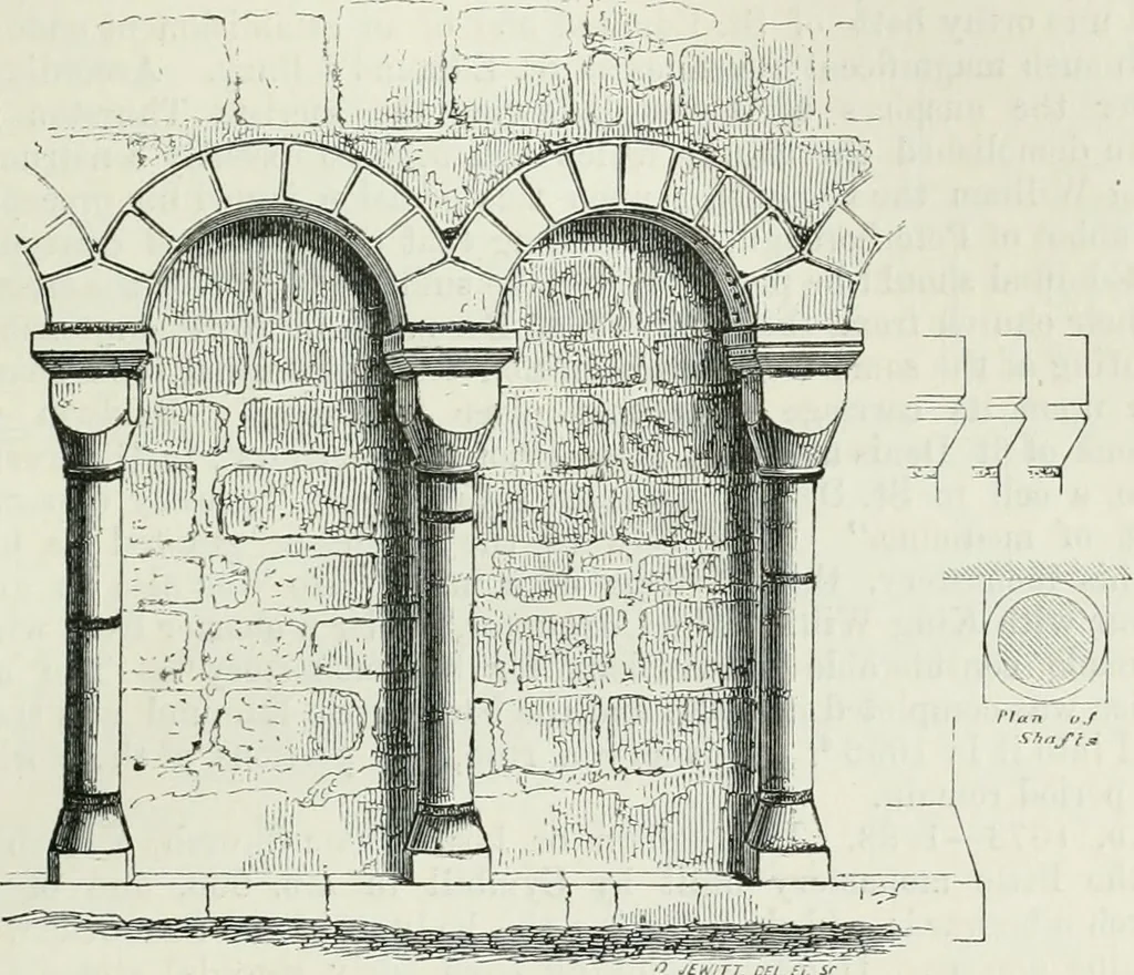 An illustration from An attempt to discriminate the styles of architecture in England, from the conquest to the reformation : with a sketch of the Grecian and Roman orders, 1881, leaf 110