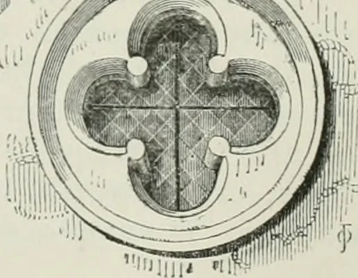 An illustration from An attempt to discriminate the styles of architecture in England, from the conquest to the reformation : with a sketch of the Grecian and Roman orders, 1881, leaf 159