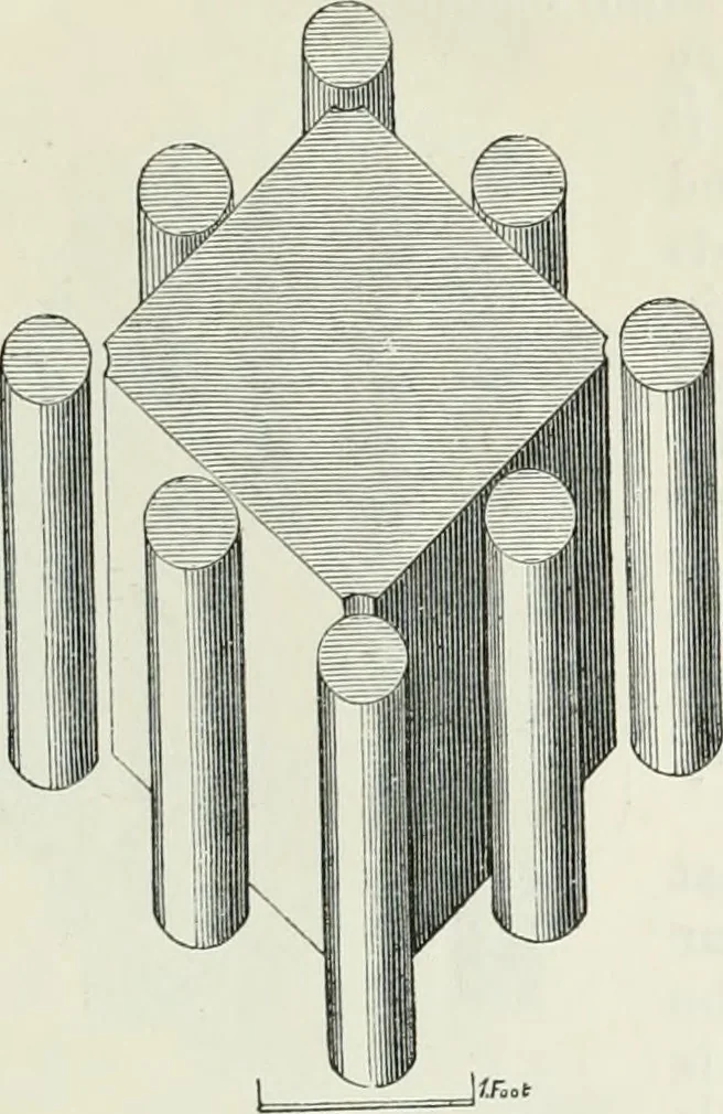 An illustration from An attempt to discriminate the styles of architecture in England, from the conquest to the reformation : with a sketch of the Grecian and Roman orders, 1881, leaf 164