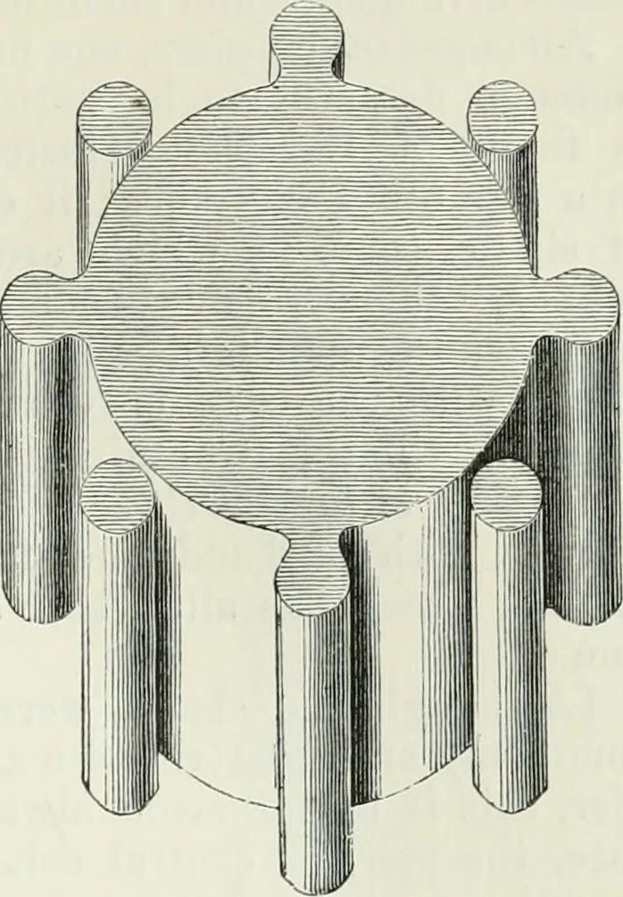 An illustration from An attempt to discriminate the styles of architecture in England, from the conquest to the reformation : with a sketch of the Grecian and Roman orders, 1881, leaf 164