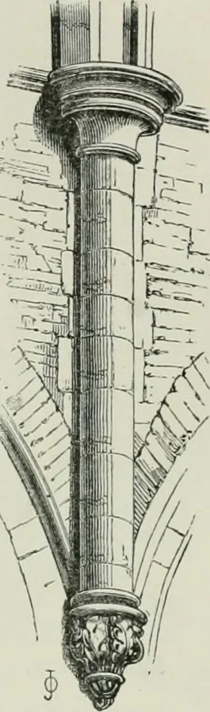 An illustration from An attempt to discriminate the styles of architecture in England, from the conquest to the reformation : with a sketch of the Grecian and Roman orders, 1881, leaf 167