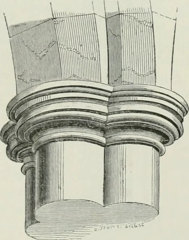 An illustration from An attempt to discriminate the styles of architecture in England, from the conquest to the reformation : with a sketch of the Grecian and Roman orders, 1881, leaf 167