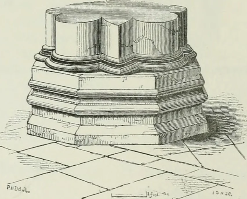 An illustration from An attempt to discriminate the styles of architecture in England, from the conquest to the reformation : with a sketch of the Grecian and Roman orders, 1881, leaf 169