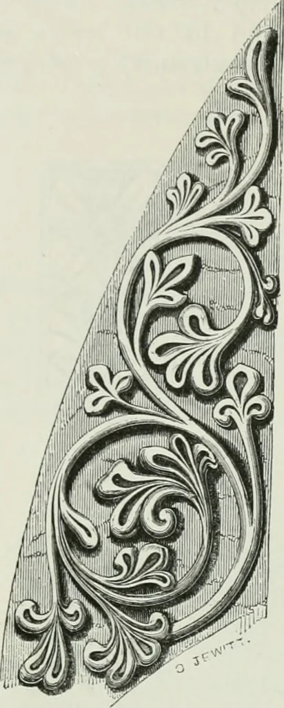 An illustration from An attempt to discriminate the styles of architecture in England, from the conquest to the reformation : with a sketch of the Grecian and Roman orders, 1881, leaf 179